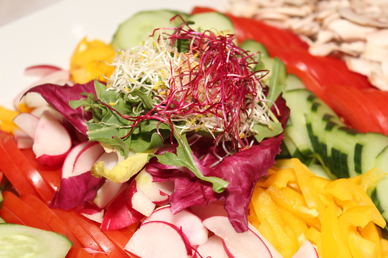 Variety Of Salad In Montania